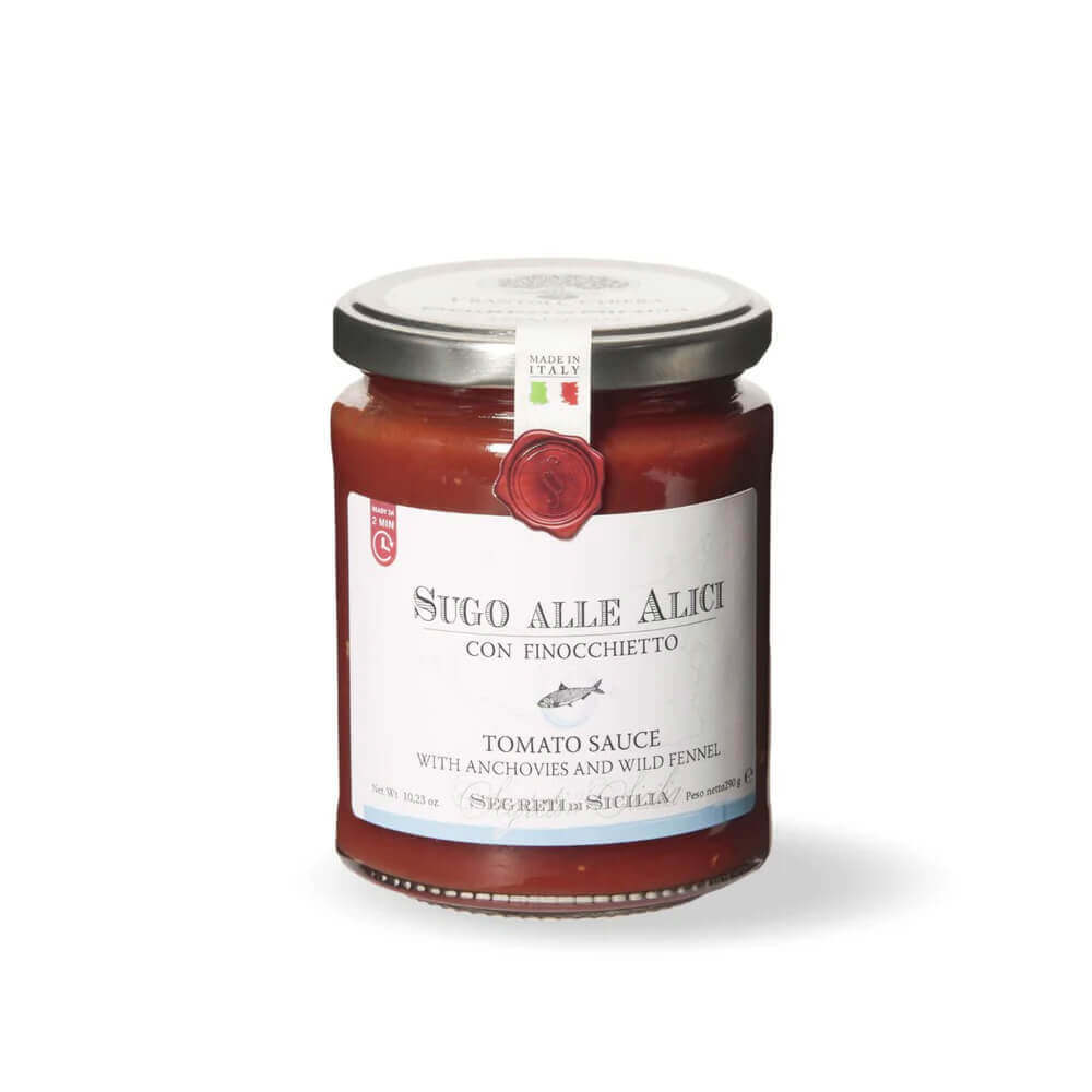 Cutrera Tomato Sauce with Anchovies & Wild Fennel 290g